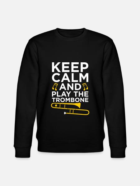 Trombone trombone - Stanley/Stella CHANGER Unisex Organic Sweatshirt - black