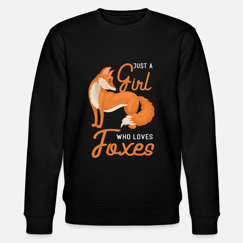 Fox - Stanley/Stella CHANGER Unisex Organic Sweatshirt - black