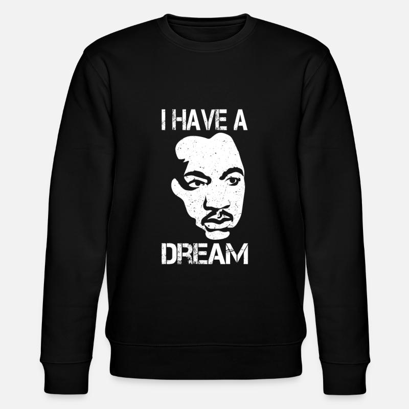 Martin Luther King - Stanley/Stella Unisex Bio-Sweatshirt CHANGER  - Schwarz