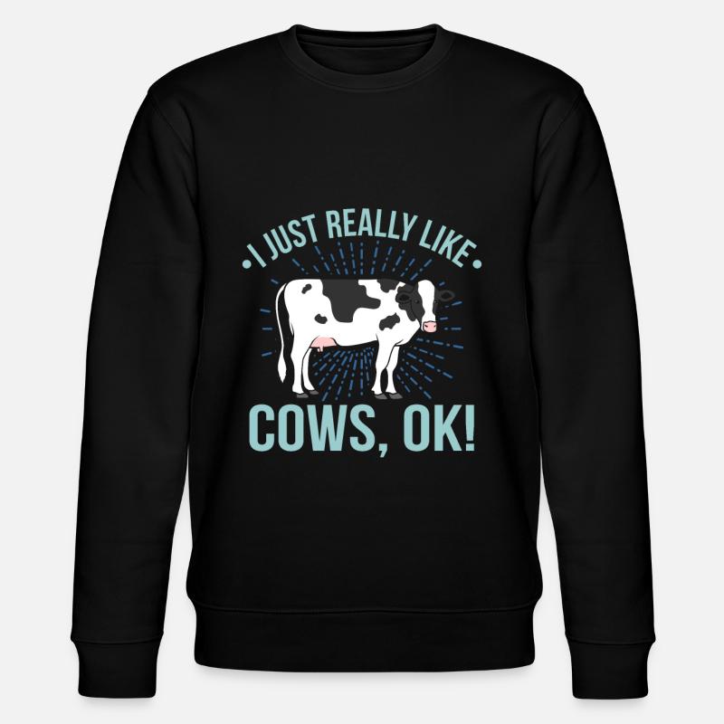 vache - Sweat bio CHANGER Stanley/Stella Unisexe - noir
