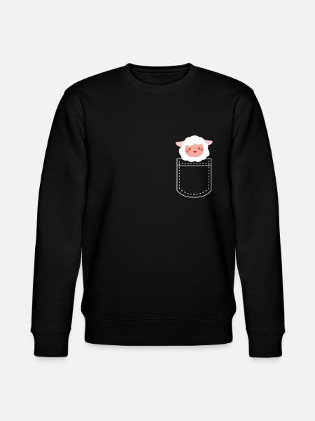 Schaf - Stanley/Stella Unisex Bio-Sweatshirt CHANGER  - Schwarz
