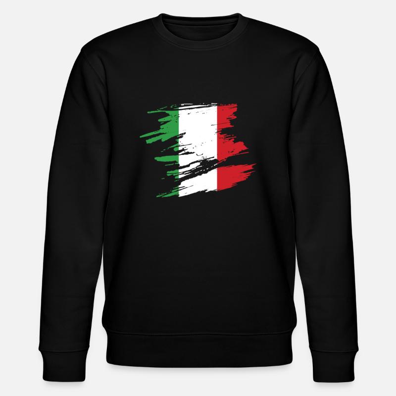 Italien - Stanley/Stella Unisex Bio-Sweatshirt CHANGER  - Schwarz