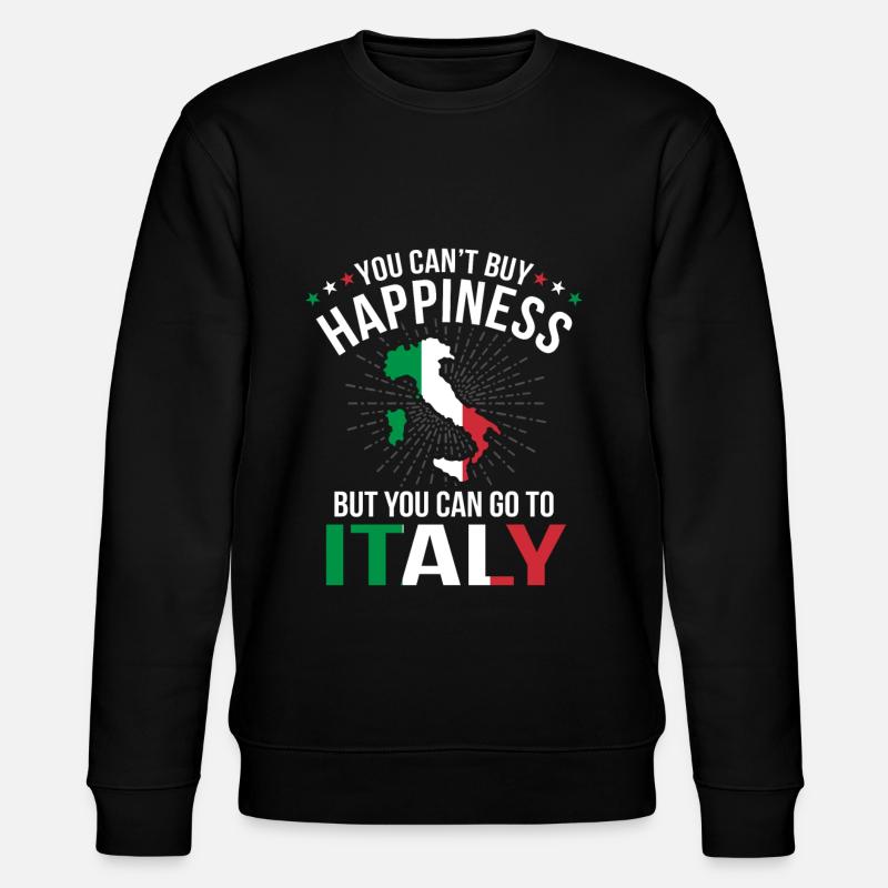 Italien - Stanley/Stella Unisex Bio-Sweatshirt CHANGER  - Schwarz