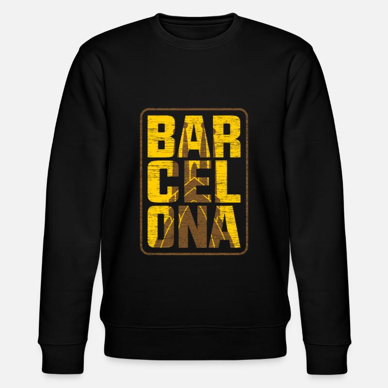 Barcelone - Sweat bio CHANGER Stanley/Stella Unisexe - noir