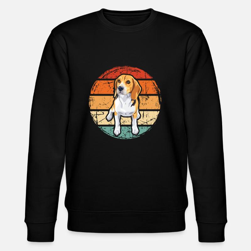 Beagle - Stanley/Stella Unisex Bio-Sweatshirt CHANGER - Schwarz
