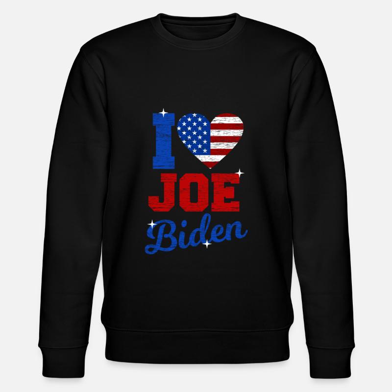 Joe Biden - Stanley/Stella Unisex Bio-Sweatshirt CHANGER  - Schwarz