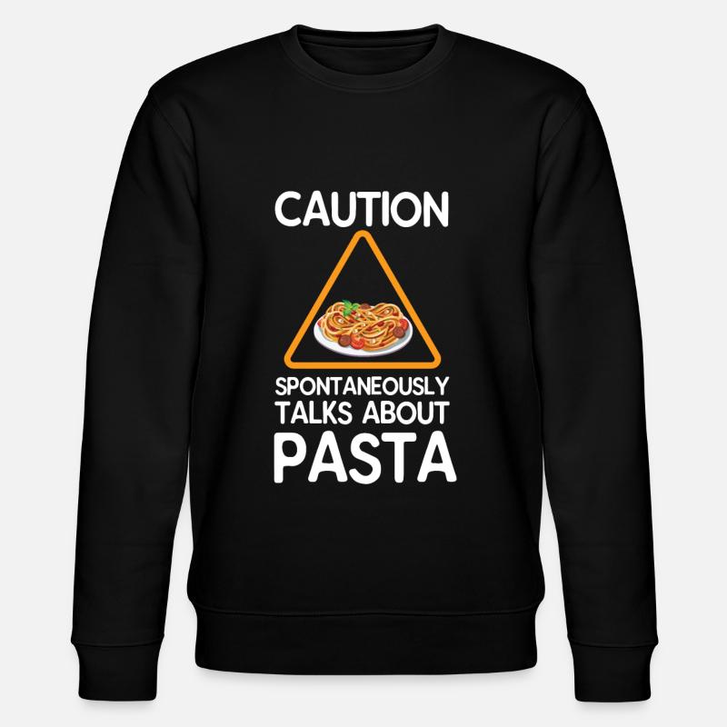Pasta - Stanley/Stella Unisex Bio-Sweatshirt CHANGER  - Schwarz
