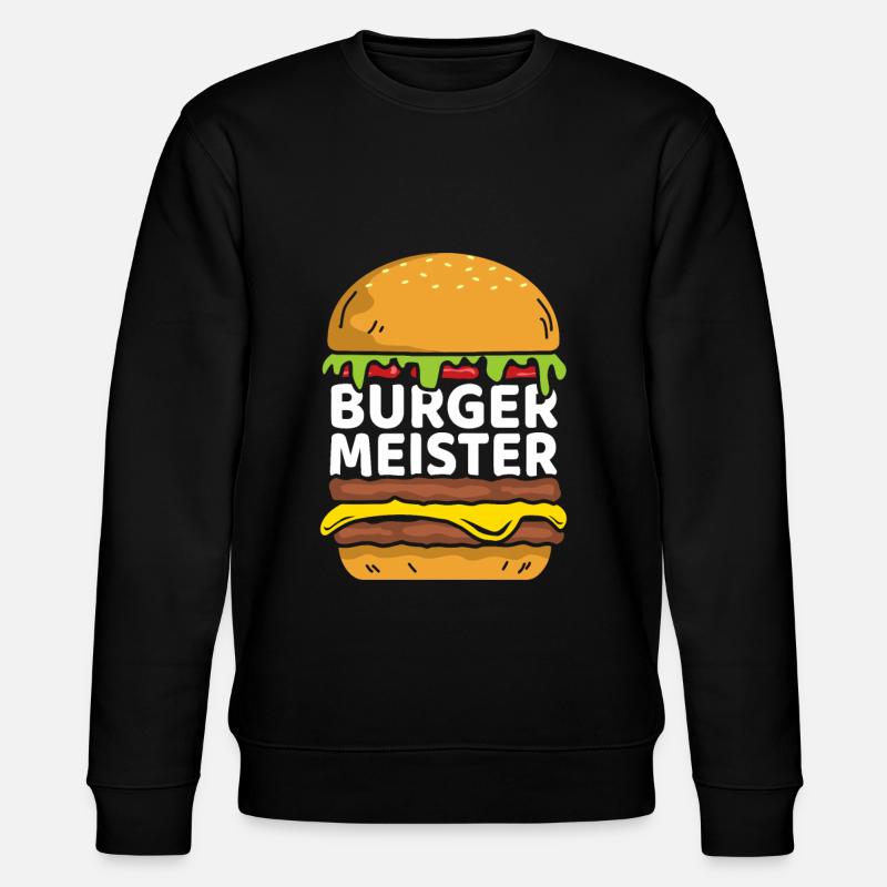 Burger - Stanley/Stella Unisex Bio-Sweatshirt CHANGER - Schwarz