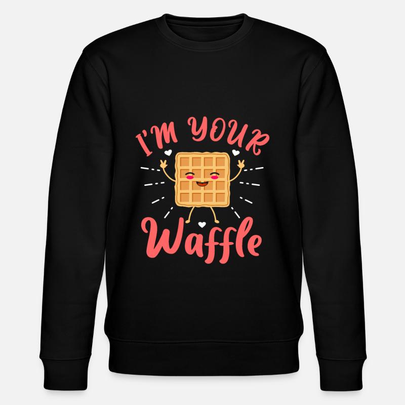 Waffel - Stanley/Stella Unisex Bio-Sweatshirt CHANGER  - Schwarz
