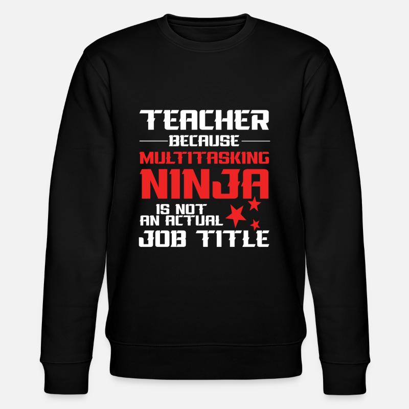 prof - Sweat bio CHANGER Stanley/Stella Unisexe - noir