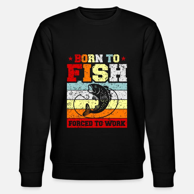 Fischen - Stanley/Stella Unisex Bio-Sweatshirt CHANGER  - Schwarz