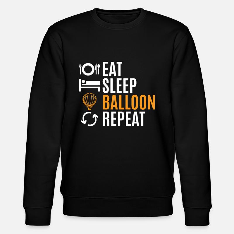 Montgolfière - Sweat bio CHANGER Stanley/Stella Unisexe - noir