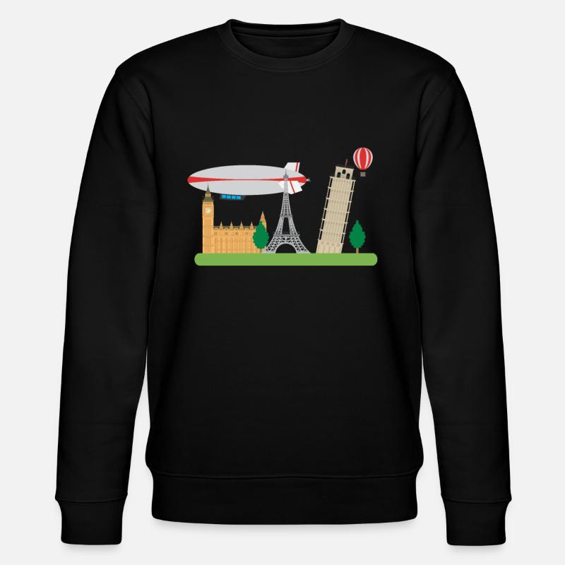 Zeppelin - Stanley/Stella Unisex Bio-Sweatshirt CHANGER  - Schwarz