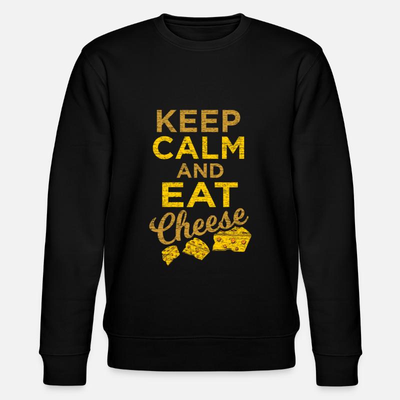 Käse - Stanley/Stella Unisex Bio-Sweatshirt CHANGER  - Schwarz