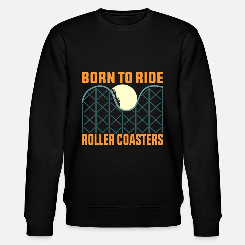 Roller coaster - Stanley/Stella CHANGER Unisex Organic Sweatshirt - black