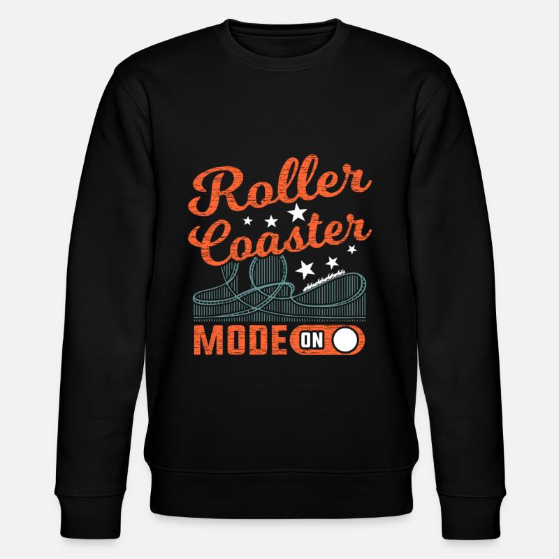 Roller coaster - Stanley/Stella CHANGER Unisex Organic Sweatshirt - black