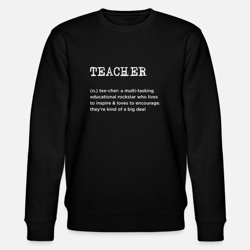 prof - Sweat bio CHANGER Stanley/Stella Unisexe - noir