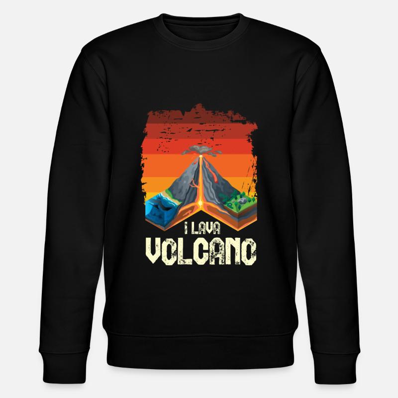 Vulkan - Stanley/Stella Unisex Bio-Sweatshirt CHANGER  - Schwarz