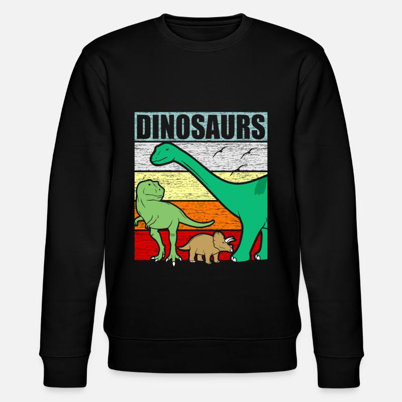 dinosaure - Sweat bio CHANGER Stanley/Stella Unisexe - noir