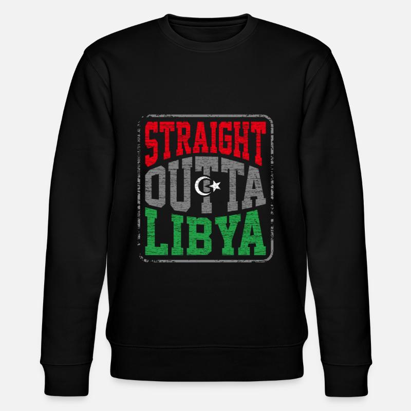 Libya - Stanley/Stella CHANGER Unisex Organic Sweatshirt - black