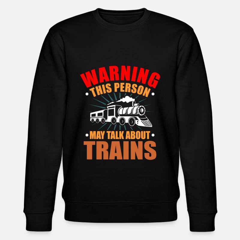 train - Sweat bio CHANGER Stanley/Stella Unisexe - noir