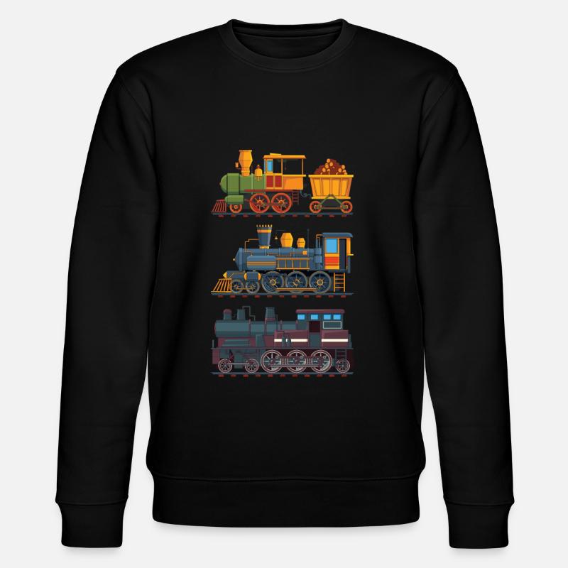 train - Sweat bio CHANGER Stanley/Stella Unisexe - noir