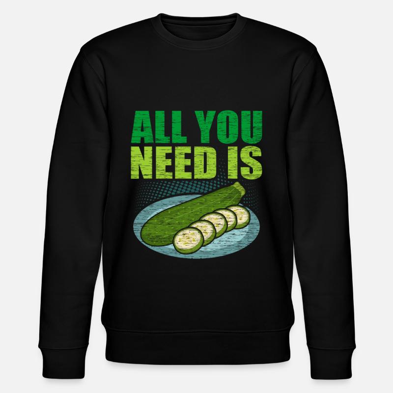 zucchini - Stanley/Stella CHANGER Unisex Organic Sweatshirt - black