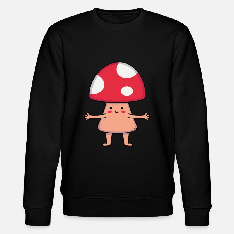 Champignons - Sweat bio CHANGER Stanley/Stella Unisexe - noir