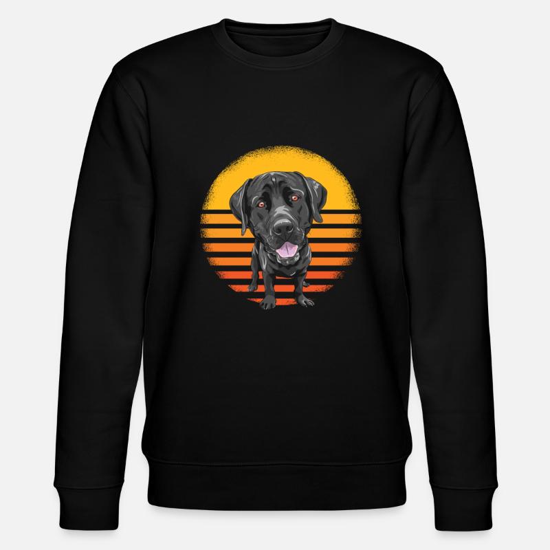Labrador - Stanley/Stella Unisex Bio-Sweatshirt CHANGER  - Schwarz