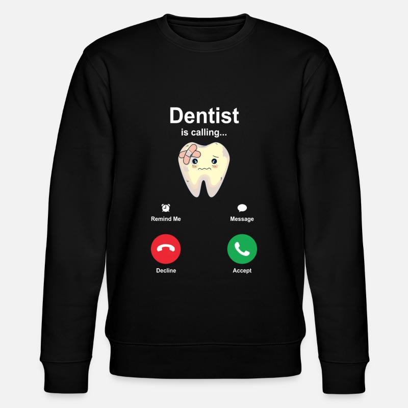 dentiste - Sweat bio CHANGER Stanley/Stella Unisexe - noir