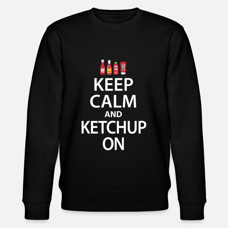 Ketchup - Stanley/Stella Unisex Bio-Sweatshirt CHANGER  - Schwarz