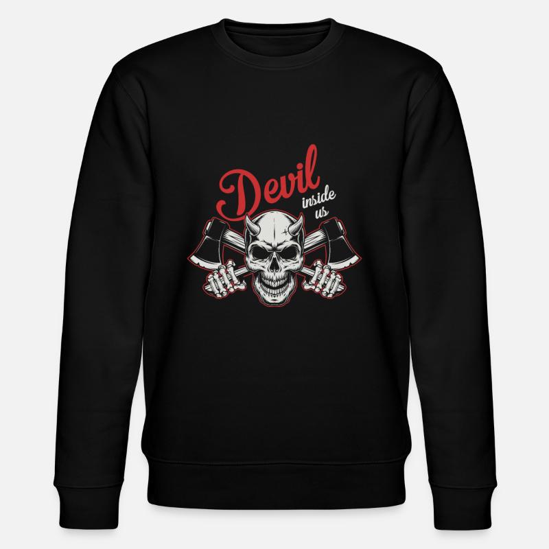 devil - Stanley/Stella CHANGER Unisex Organic Sweatshirt - black