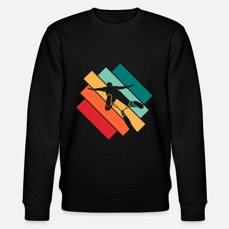 Bungee Jumping - Stanley/Stella Unisex Bio-Sweatshirt CHANGER  - Schwarz