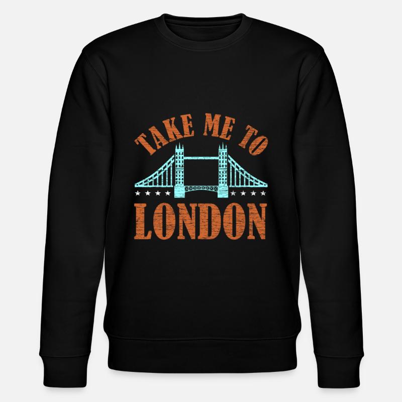 London - Stanley/Stella CHANGER Unisex Organic Sweatshirt - black