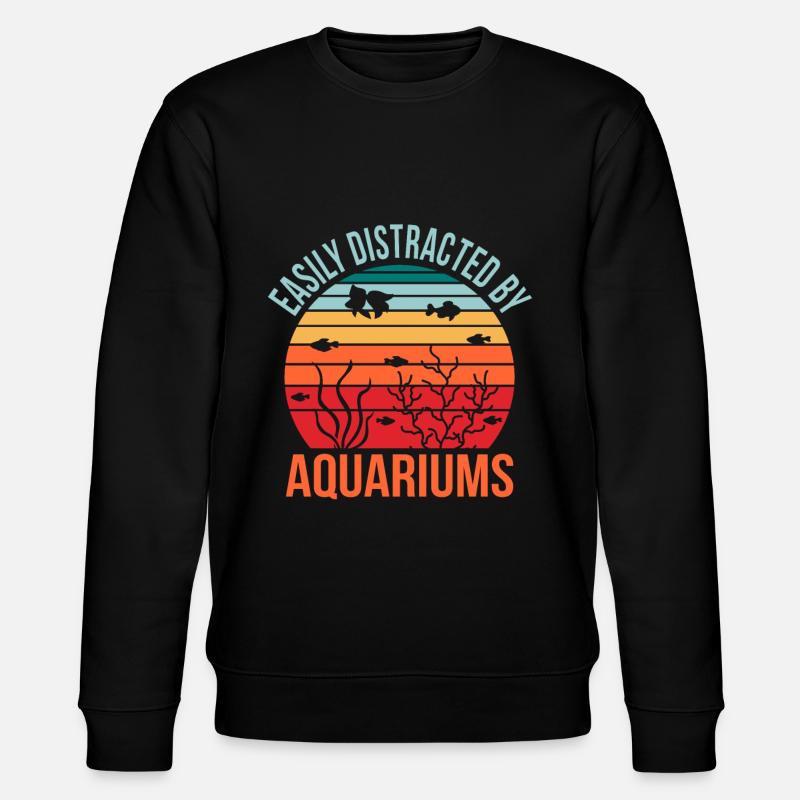 Aquarium - Stanley/Stella Unisex Bio-Sweatshirt CHANGER  - Schwarz