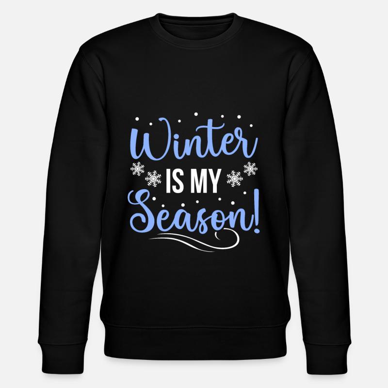 Schnee - Stanley/Stella Unisex Bio-Sweatshirt CHANGER  - Schwarz