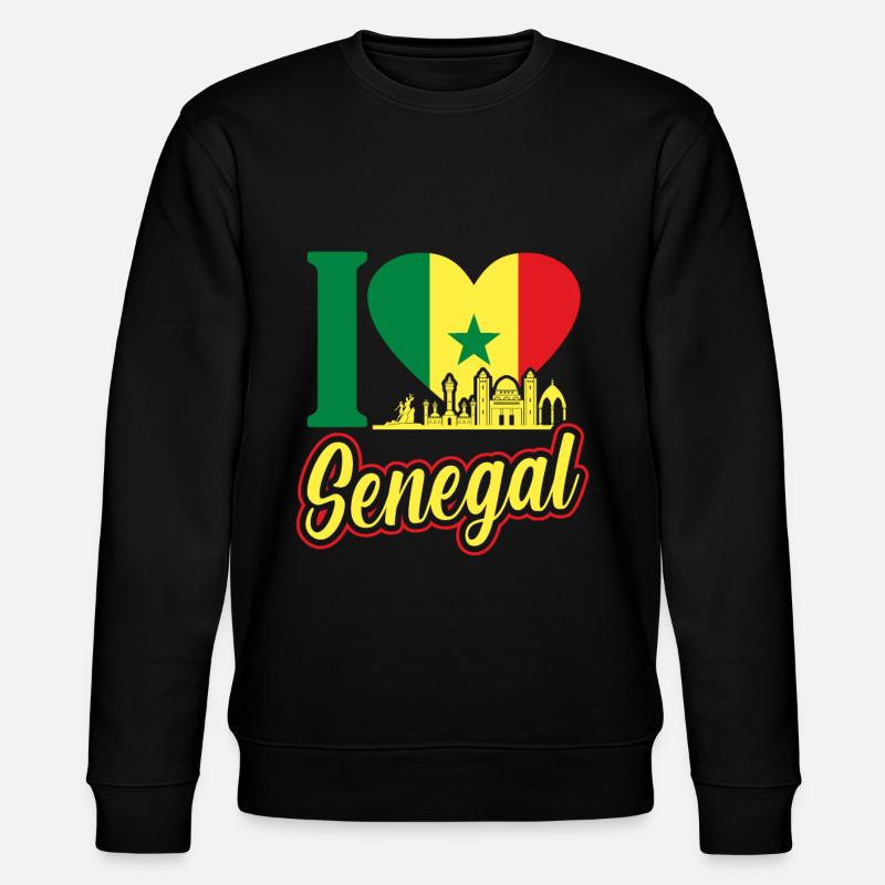 Sénégal - Sweat bio CHANGER Stanley/Stella Unisexe - noir