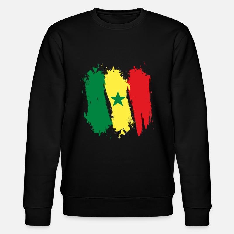 Senegal - Stanley/Stella Unisex Bio-Sweatshirt CHANGER  - Schwarz