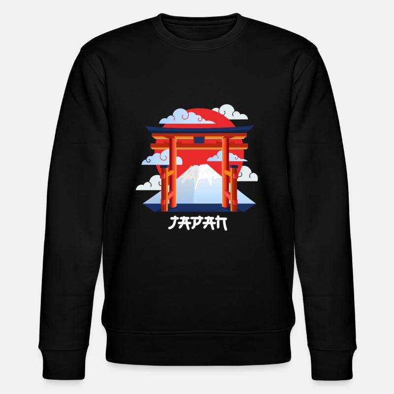 Japan - Stanley/Stella Unisex Bio-Sweatshirt CHANGER  - Schwarz