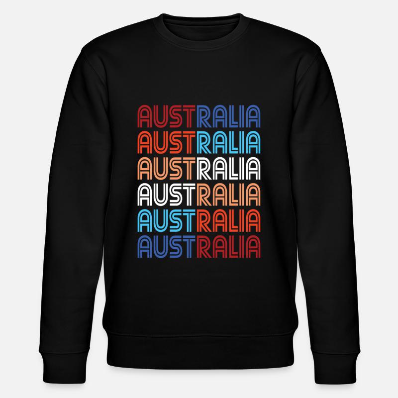 Australien - Stanley/Stella Unisex Bio-Sweatshirt CHANGER  - Schwarz