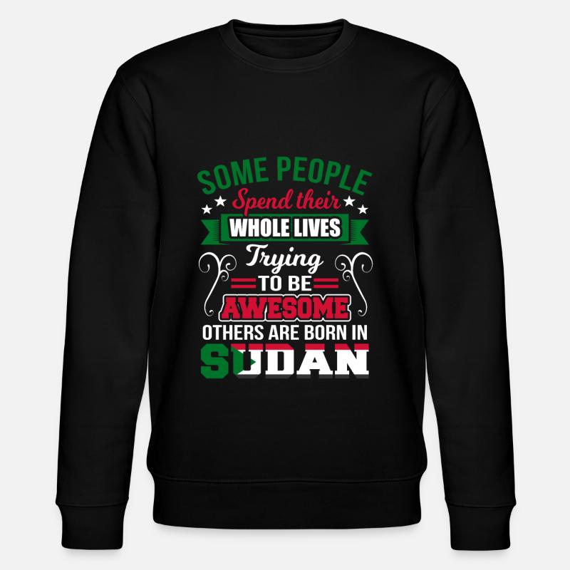 Sudan - Stanley/Stella Unisex Bio-Sweatshirt CHANGER - Schwarz