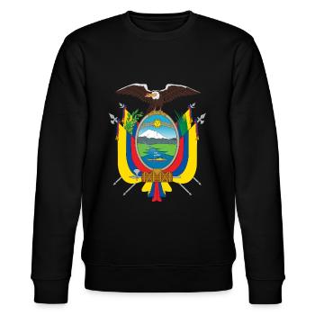 Ecuador - Stanley/Stella CHANGER Unisex Organic Sweatshirt - black - Front - Nik (191cm) & Marisol (170cm)