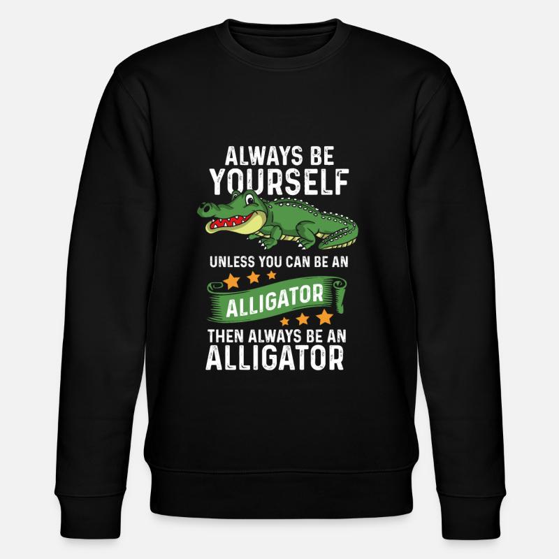 Alligator - Stanley/Stella Unisex Bio-Sweatshirt CHANGER  - Schwarz