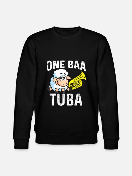 tuba - Ekologisk sweatshirt CHANGER unisex från Stanley/Stella - svart