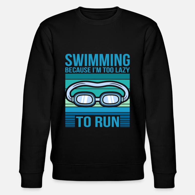 Schwimmen - Stanley/Stella Unisex Bio-Sweatshirt CHANGER  - Schwarz
