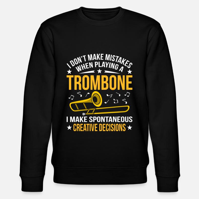 Posaune Trombone - Sweat bio CHANGER Stanley/Stella Unisexe - noir