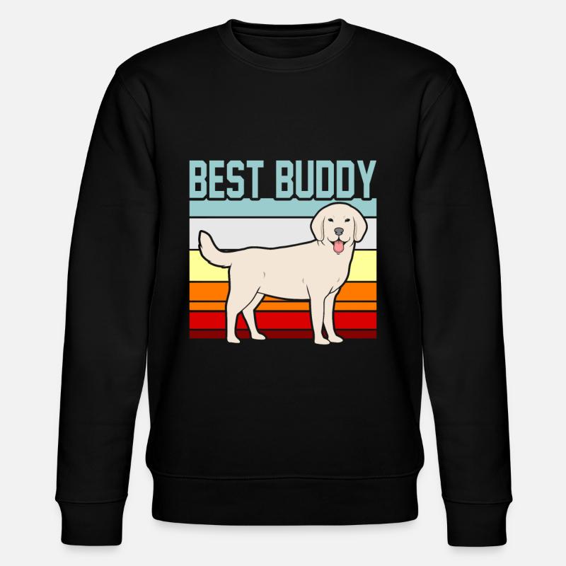 Labrador - Stanley/Stella Unisex Bio-Sweatshirt CHANGER  - Schwarz