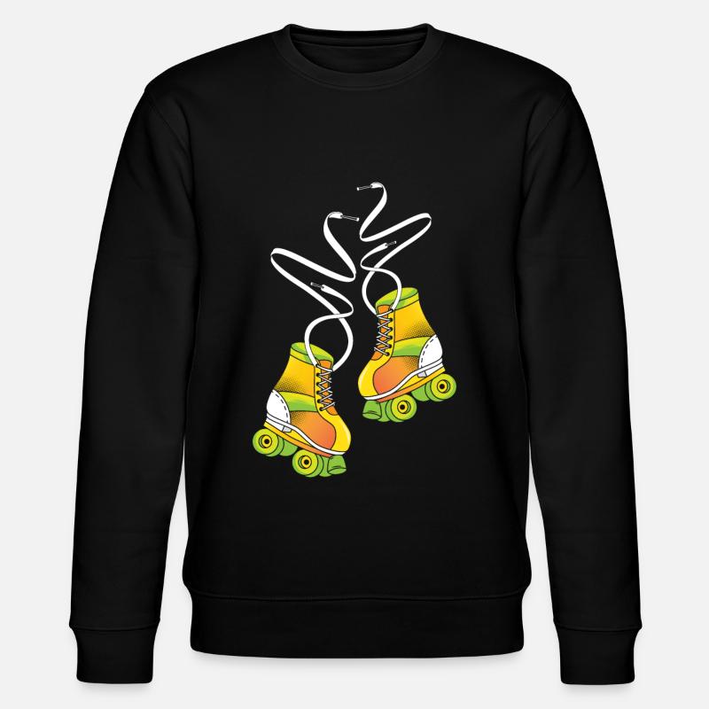 Roller skating - Stanley/Stella CHANGER Unisex Organic Sweatshirt - black