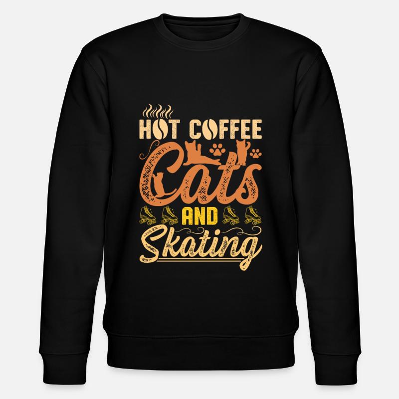 Roller skate gift roller skaters - Stanley/Stella CHANGER Unisex Organic Sweatshirt - black