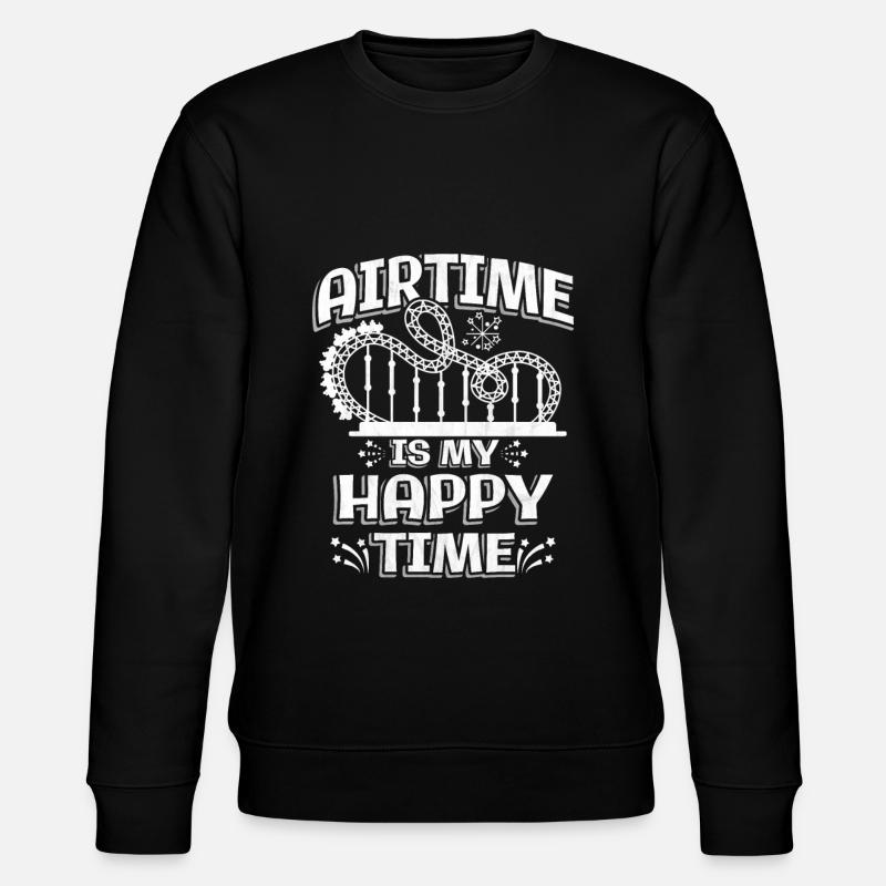 roller coaster - Stanley/Stella CHANGER Unisex Organic Sweatshirt - black